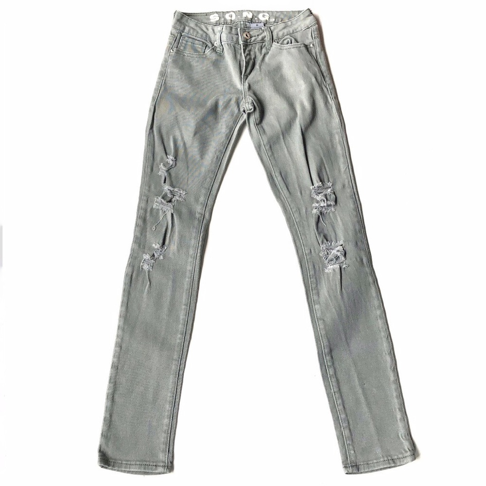 S.O.N.G. Skinny Ripped Jeans